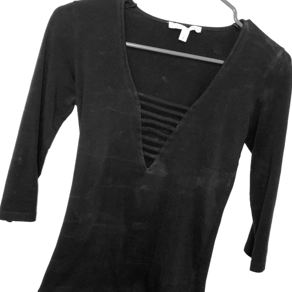 Express tight black shirt